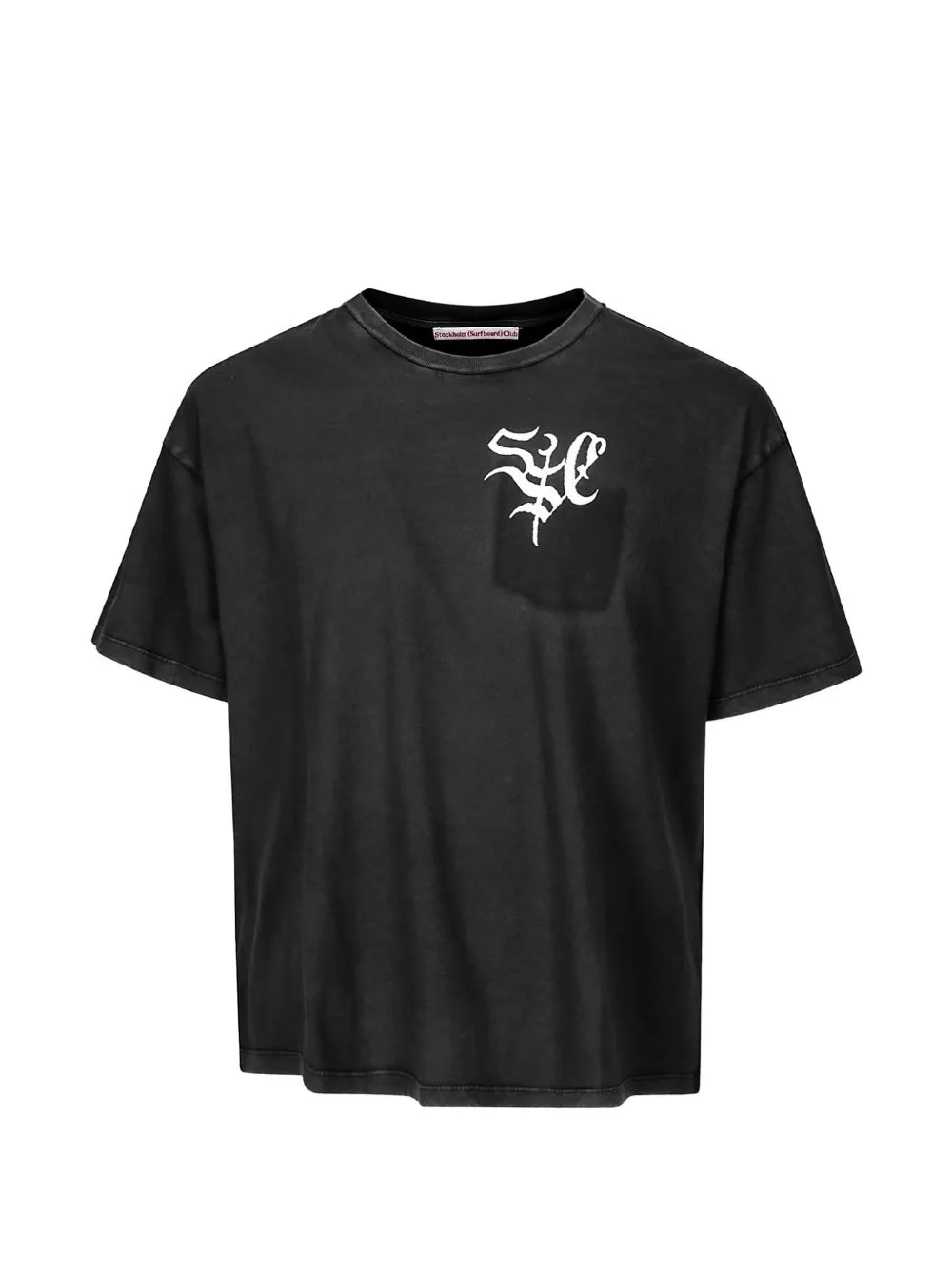 Logo-Print Chest-Pocket T-Shirt by Stockholm Surfboard Club