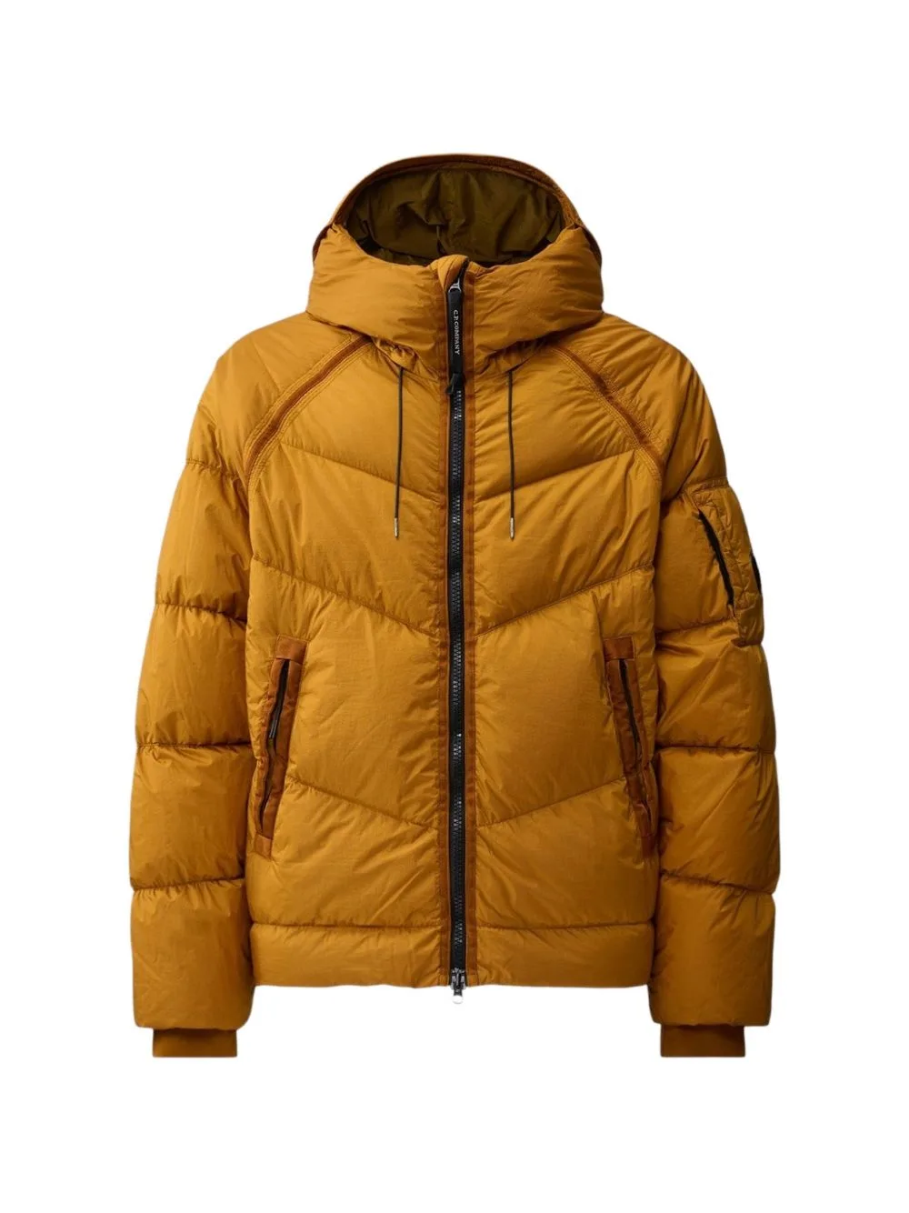 Quilted Hooded Padded Jacket by C.P. Company