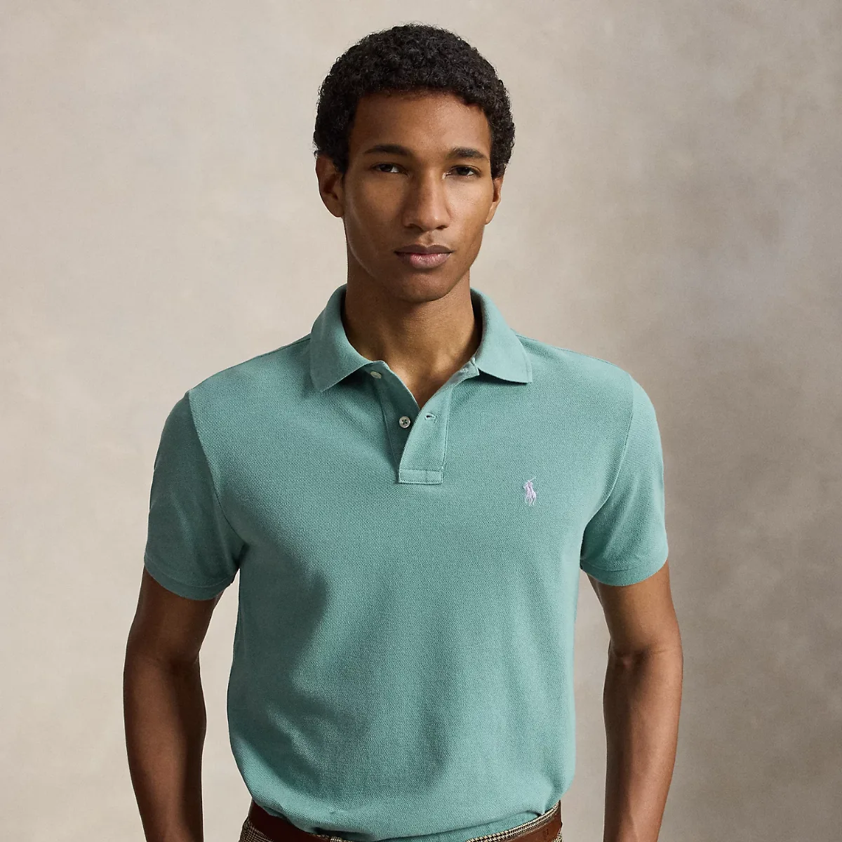 The Iconic Custom Slim Fit Mesh Polo by Polo Ralph Lauren