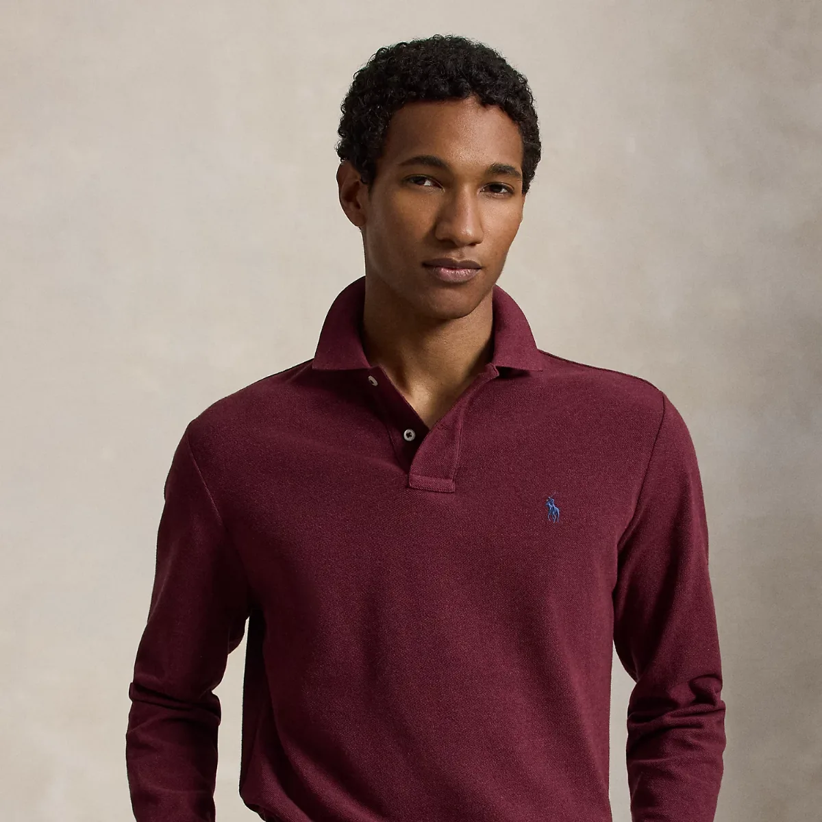 Custom Slim Fit Mesh Polo Shirt