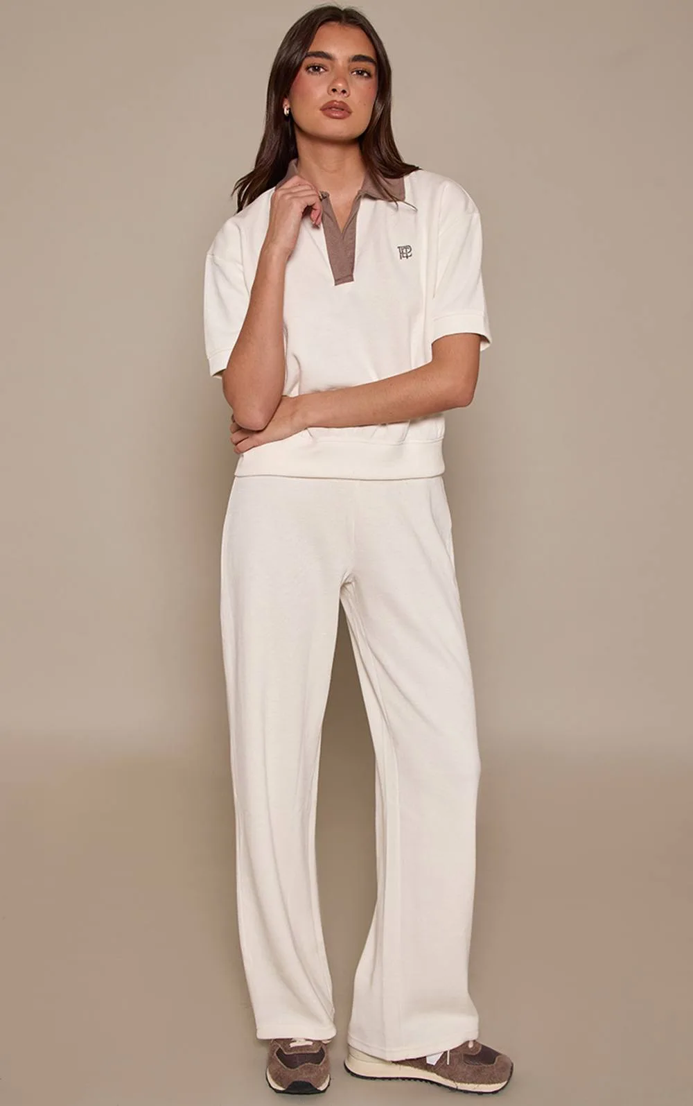Rib Thin Waistband Trousers Co-Ord