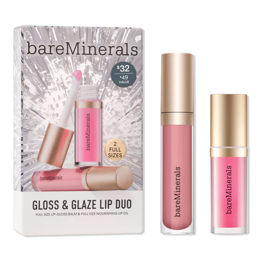 Gloss & Glaze Lip Gloss and Oil Duo by bareMinerals