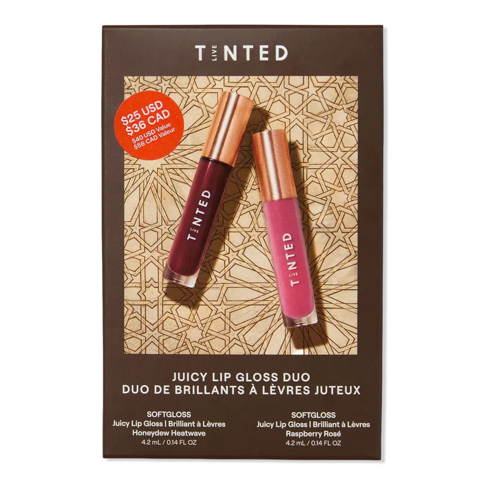 Juicy Lip Gloss Duo Gift Set by Live Tinted