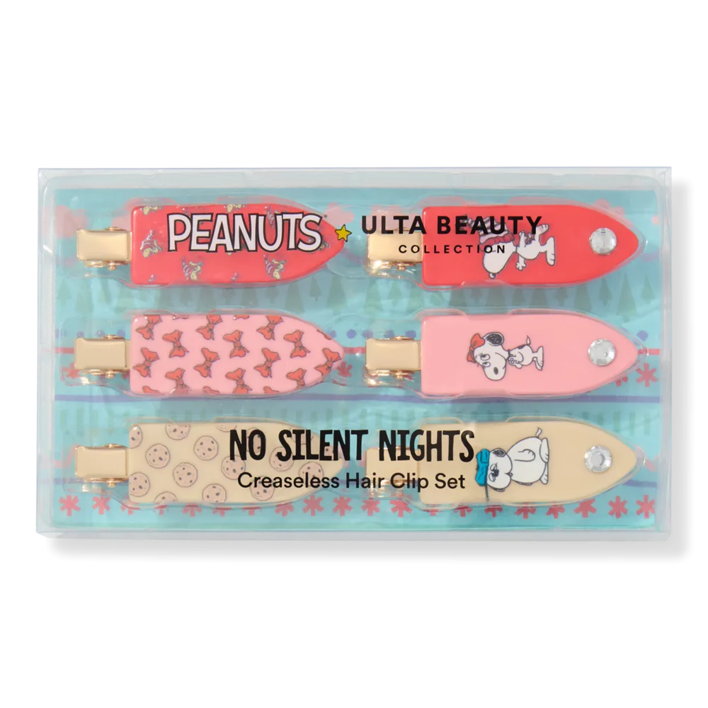 Peanuts x UBC No Silent Nights Creaseless Clips Set by ULTA Beauty Collection