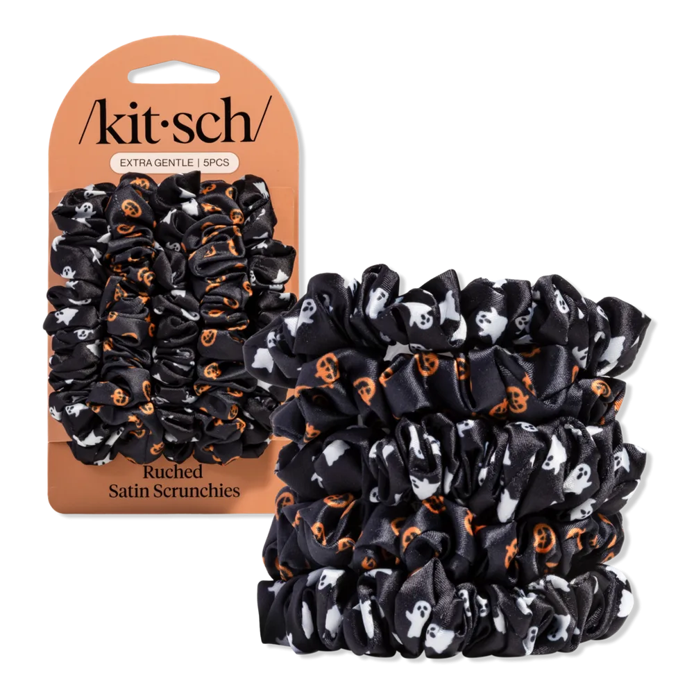 Ruched Satin Scrunchies by Kitsch