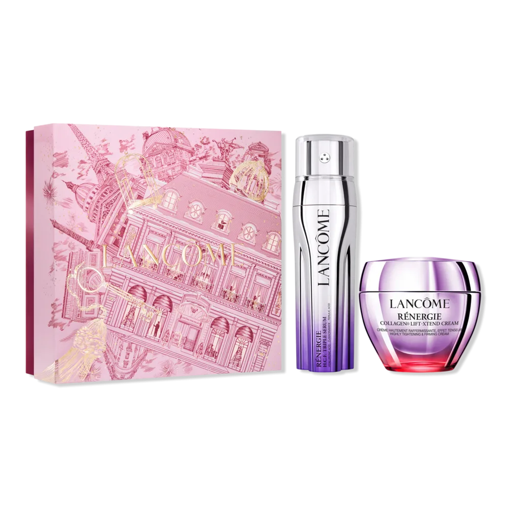 Renergie Collagen Cream & H.C.F. Triple Serum 2 Piece Set by Lancome