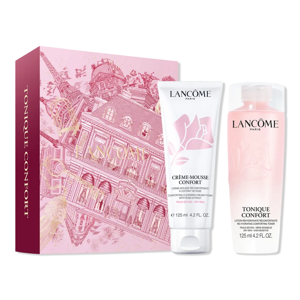 Tonique Confort Hydrating Toner & Creme Mousse Confort Foaming Cleanser 2 Piece Set by Lancome