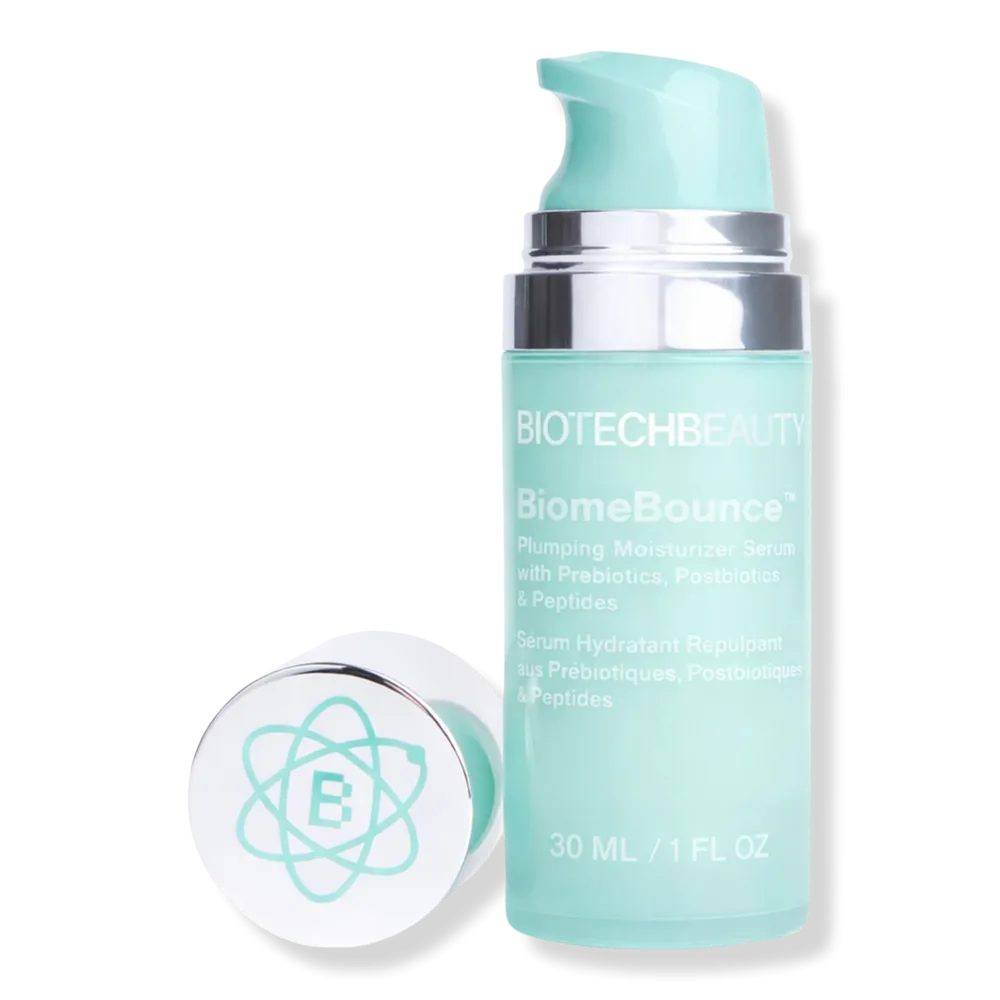 BiomeBounce Plumping Moisturizer and Makeup Primer with Prebiotics + Polypeptides by BiotechBeauty