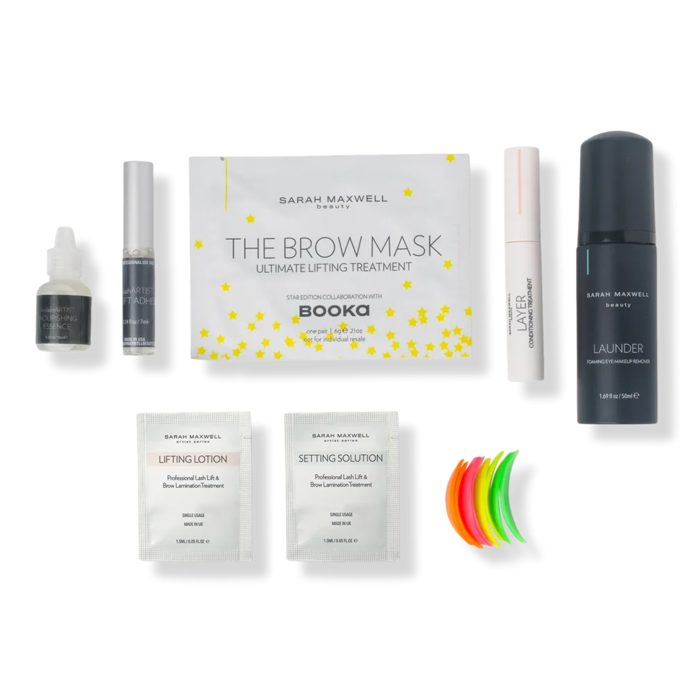 Professional Lash Lift Kit - Rainbow Shields by Sarah Maxwell Beauty
