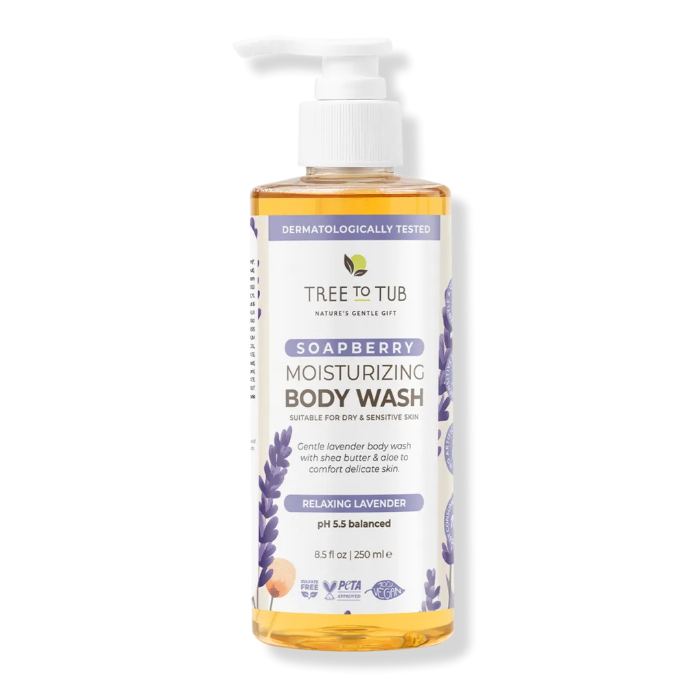 Soapberry Moisturizing Body Wash in Relaxing Lavender by Tree To Tub