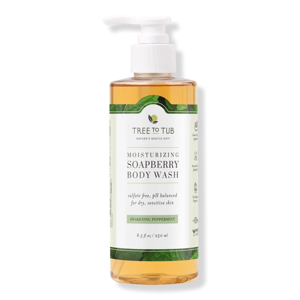 Soapberry Peppermint Moisturizing Body Wash by Tree To Tub