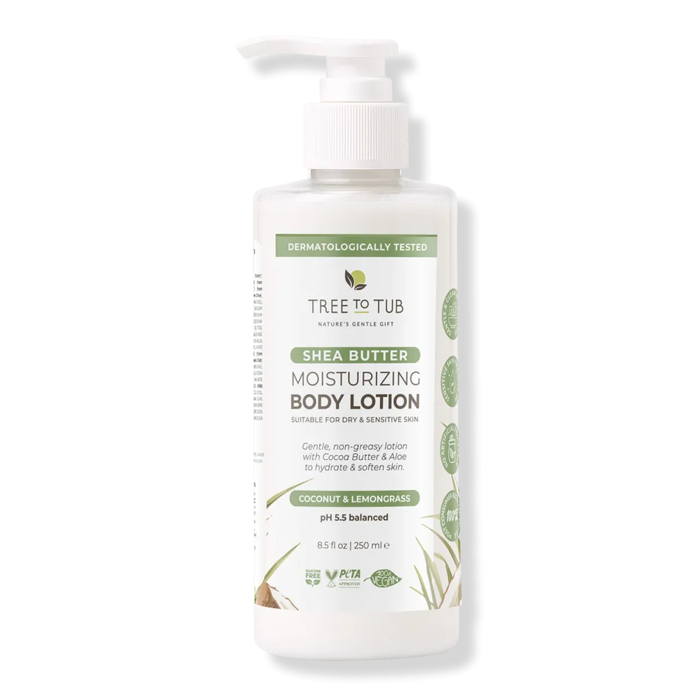 Shea Butter Body Lotion with Coconut & Lemongrass by Tree To Tub