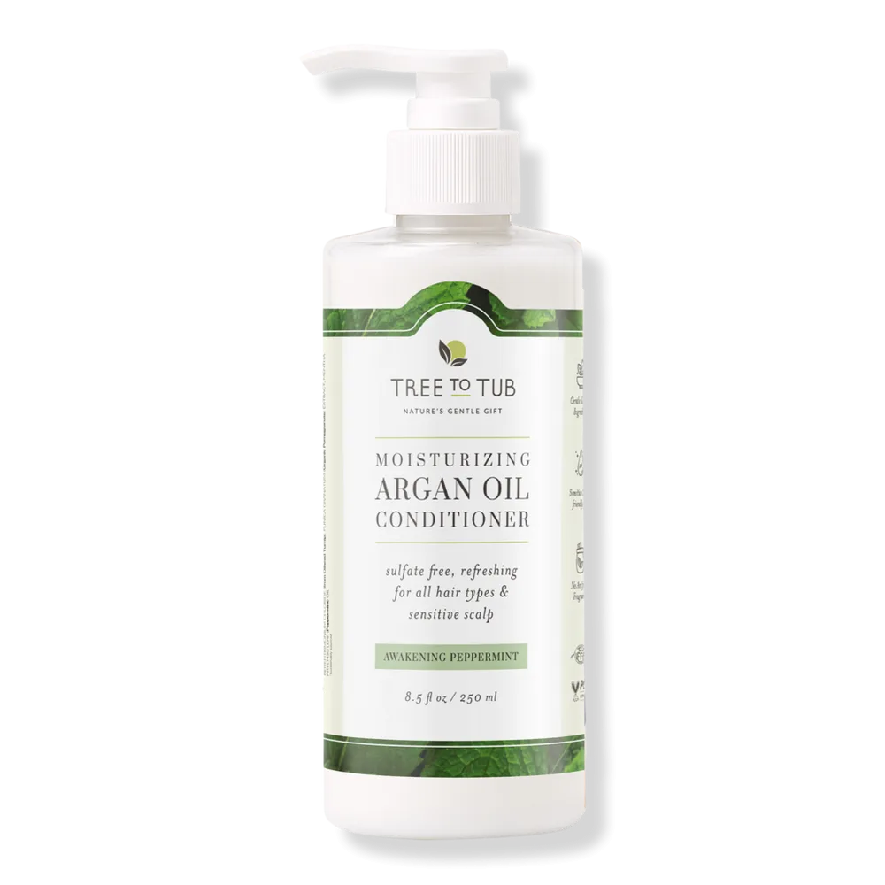 Moisturizing Argan Oil Conditioner in Awakening Peppermint by Tree To Tub