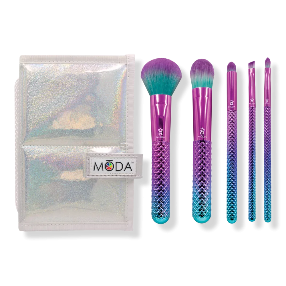 Prismatic Total Face Flip Makeup Brush Kit by MODA