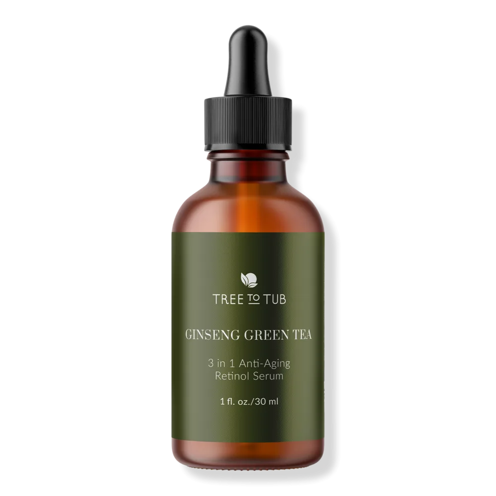 Ginseng & Green Tea 3-In-1 Anti-Aging Retinol Serum by Tree To Tub