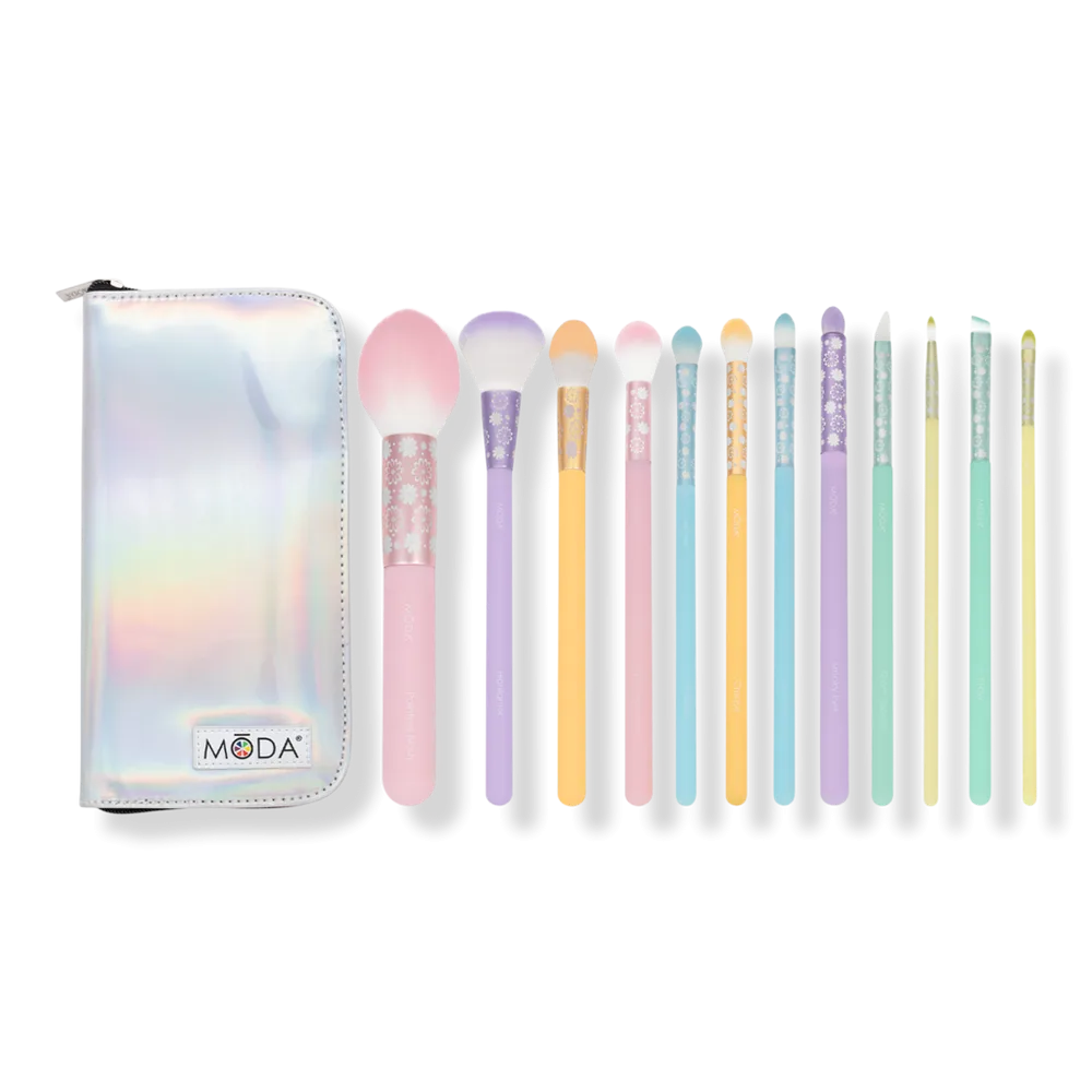 Posh Pastel Makeup Brush Kit by MODA