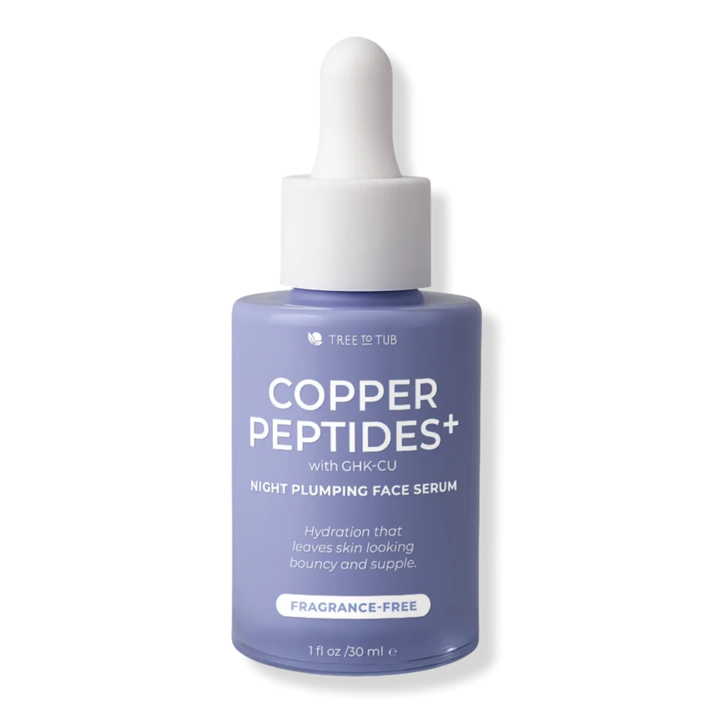 Copper Peptides+ with GHK-Cu Night Plumping Face Serum by Tree To Tub