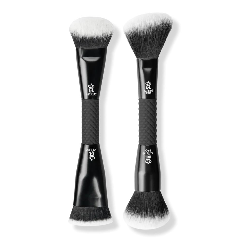 Pro Power Pair Makeup Brush Bundle by MODA