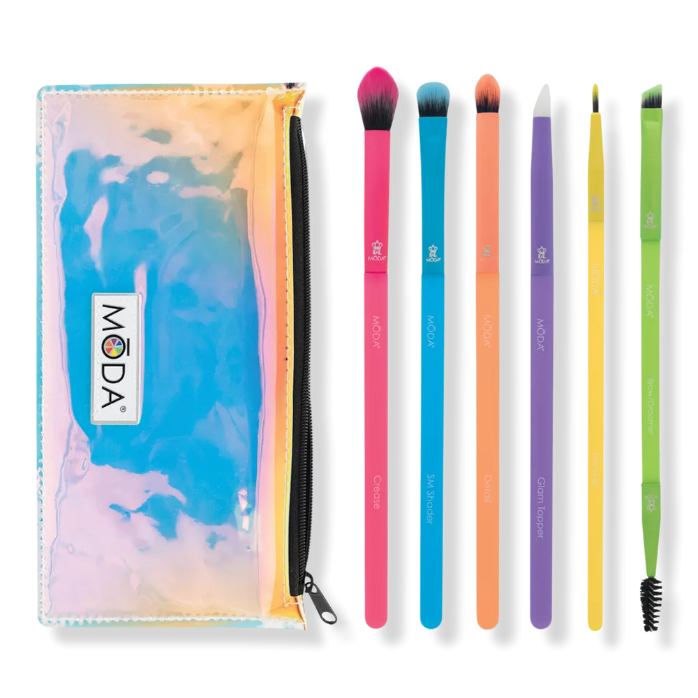 Totally Electric Eye Makeup Brush Kit by MODA