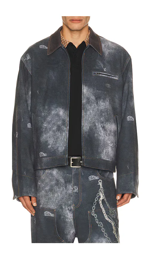 Trompe L'Oeil Denim Jacket by WE11DONE