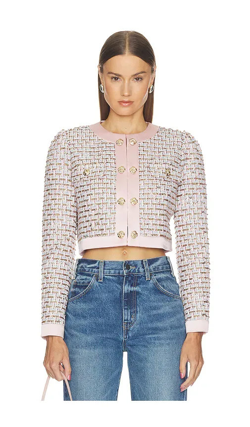 Remy Pink Jacket by Nadine Merabi
