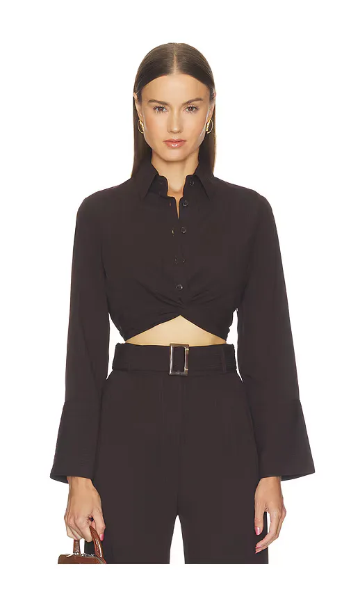 Twist Button Up Top by MATTHEW BRUCH