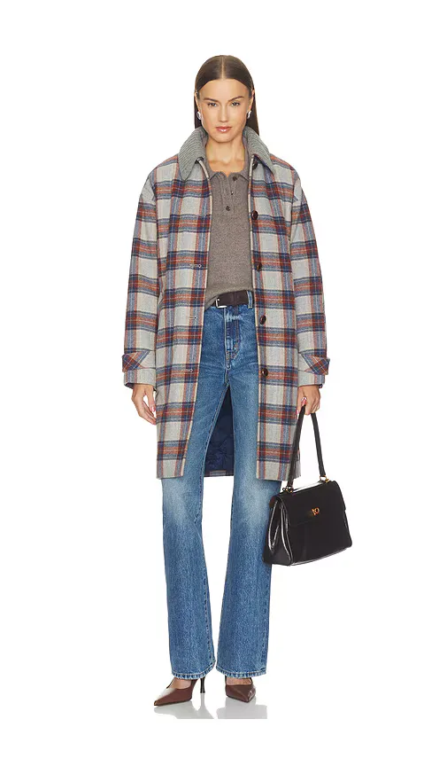 Laurent Dickey Coat with Collar by Veronica Beard