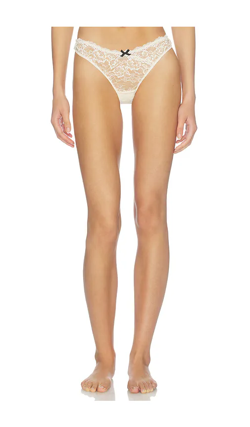 Bianca Lace Thong by fleur du mal