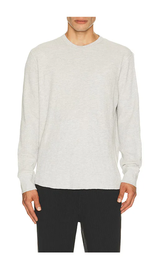 Branded Classic Waffle Crewneck T-Shirt