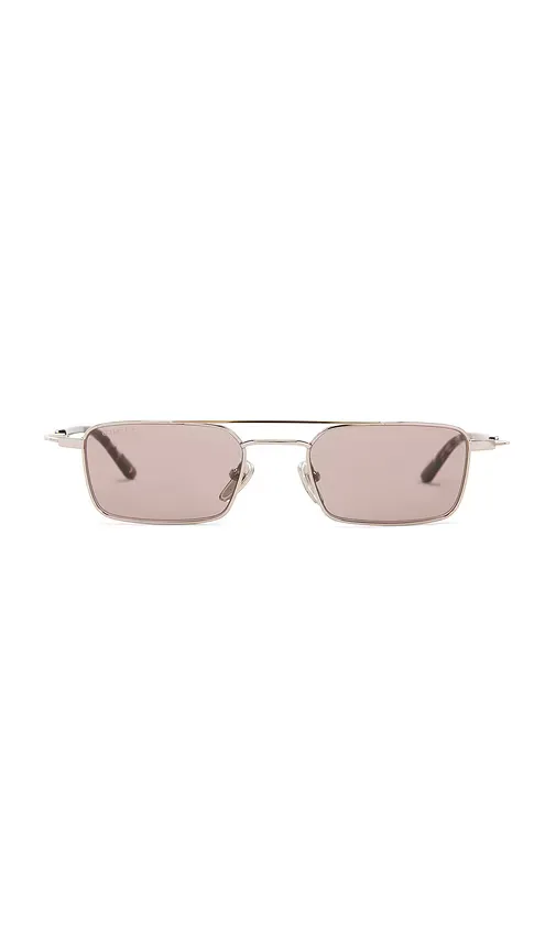 Metal Frame Rectangular Sunglasses by Gucci