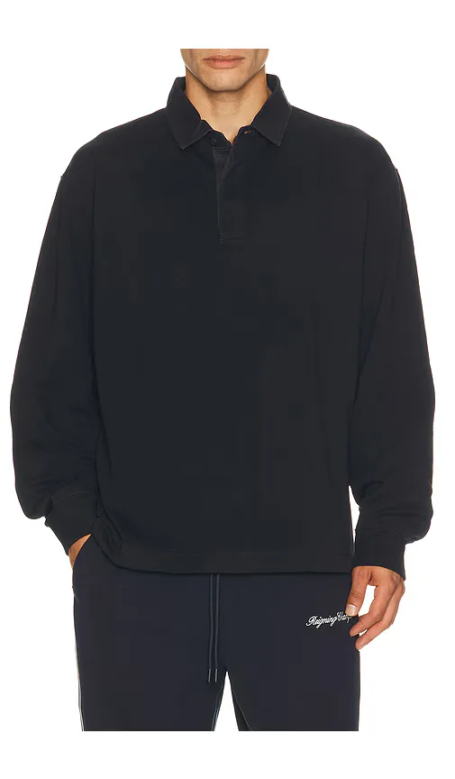Heavyweight Jersey Standard Rugby Shirt by Reigning Champ