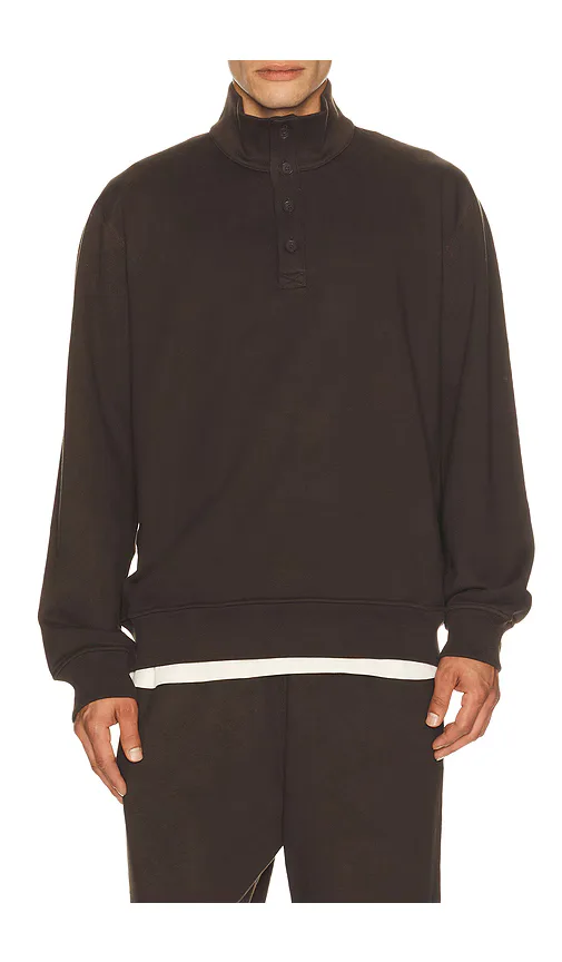 Midweight Terry Standard Button Mockneck by Reigning Champ