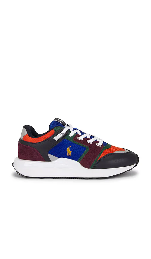 Train 89 V2 Leather & Suede Low Top Sneaker by Polo Ralph Lauren
