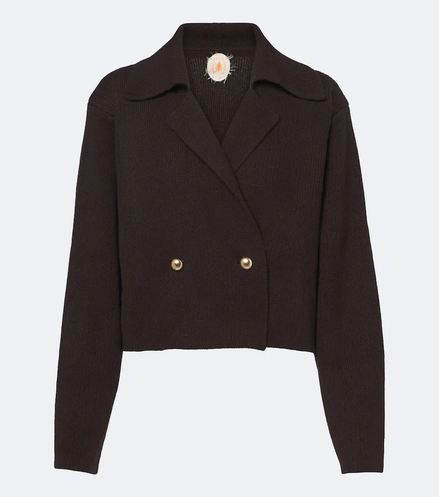 Cropped Wool and Cashmere Jacket by Jardin des Orangers