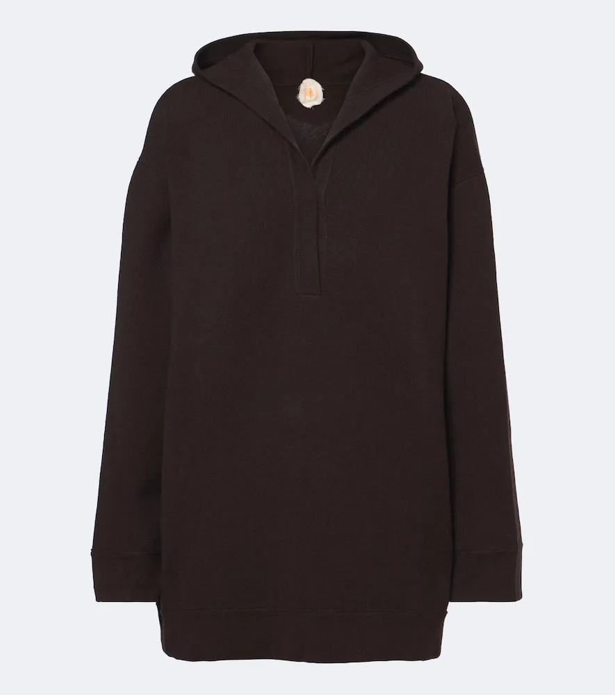 Hooded Wool and Cashmere Sweater by Jardin des Orangers