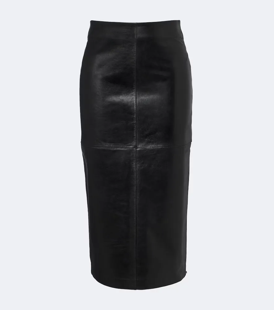 Leather Pencil Skirt by Sportmax