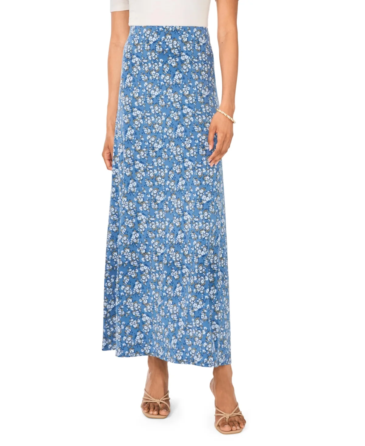 Pull-On A-Line Maxi Skirt by Vince Camuto
