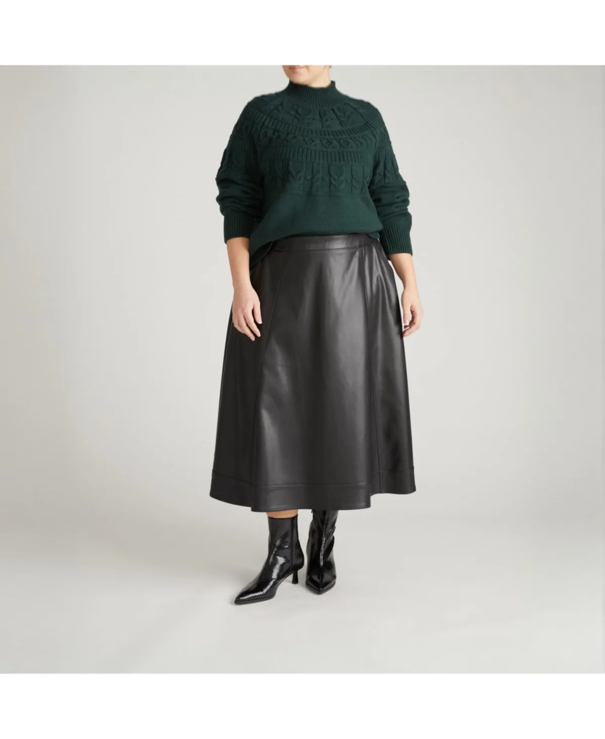 Charlotte Leather Skirt by Universal Standard