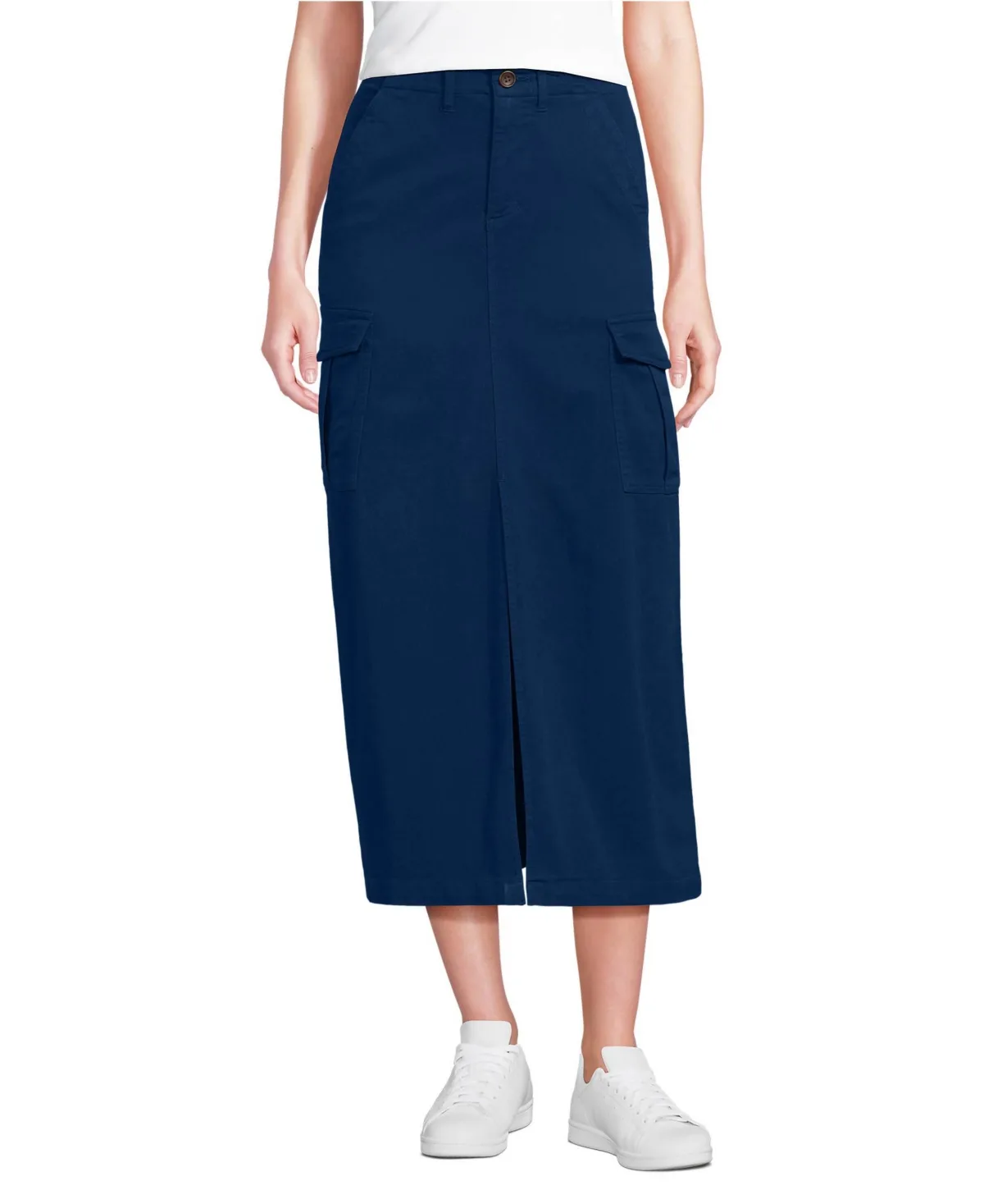 Cool Fade Cargo Maxi Skirt by Lands' End