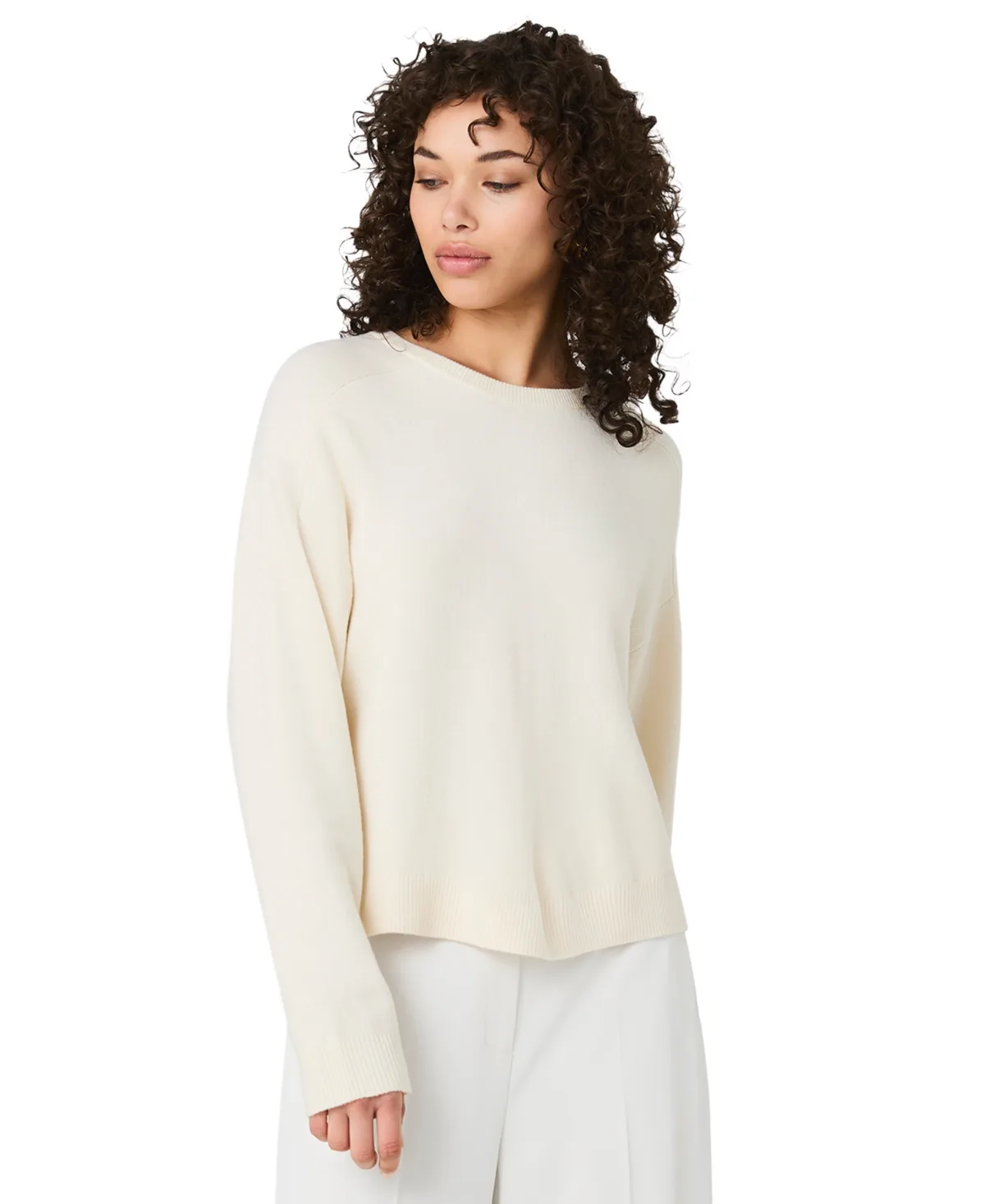Babysoft Oversized Crewneck Long-Sleeve Sweater