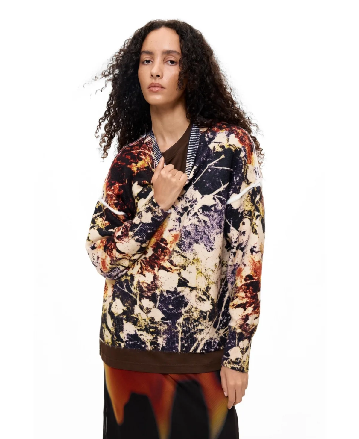 Jacquard Sweater by Desigual