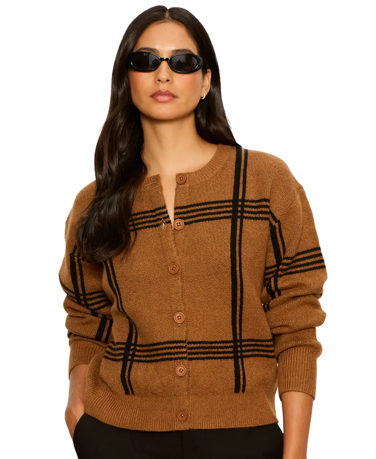 Semi-Cropped Crewneck Sweater