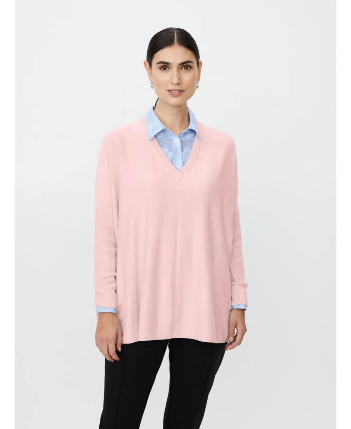 MaFronia V-Neck Relaxed Fit Sweater by Masai Copenhagen