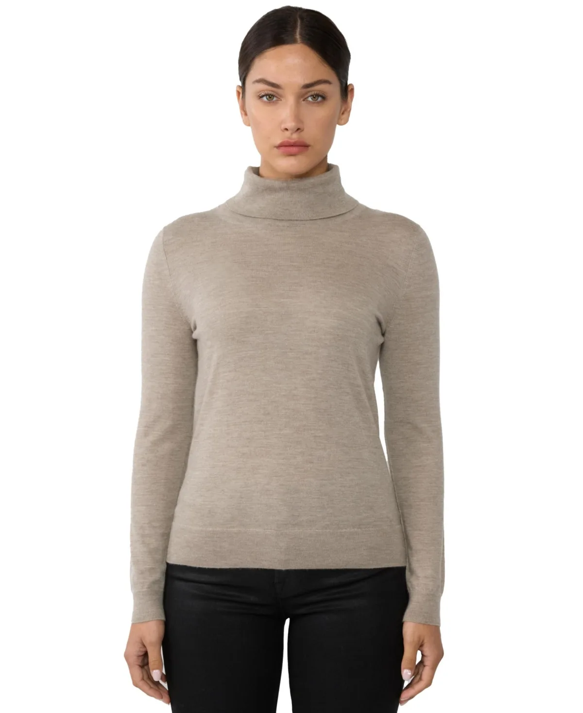 100% Cashmere Turtleneck Sweater by Jennie Liu