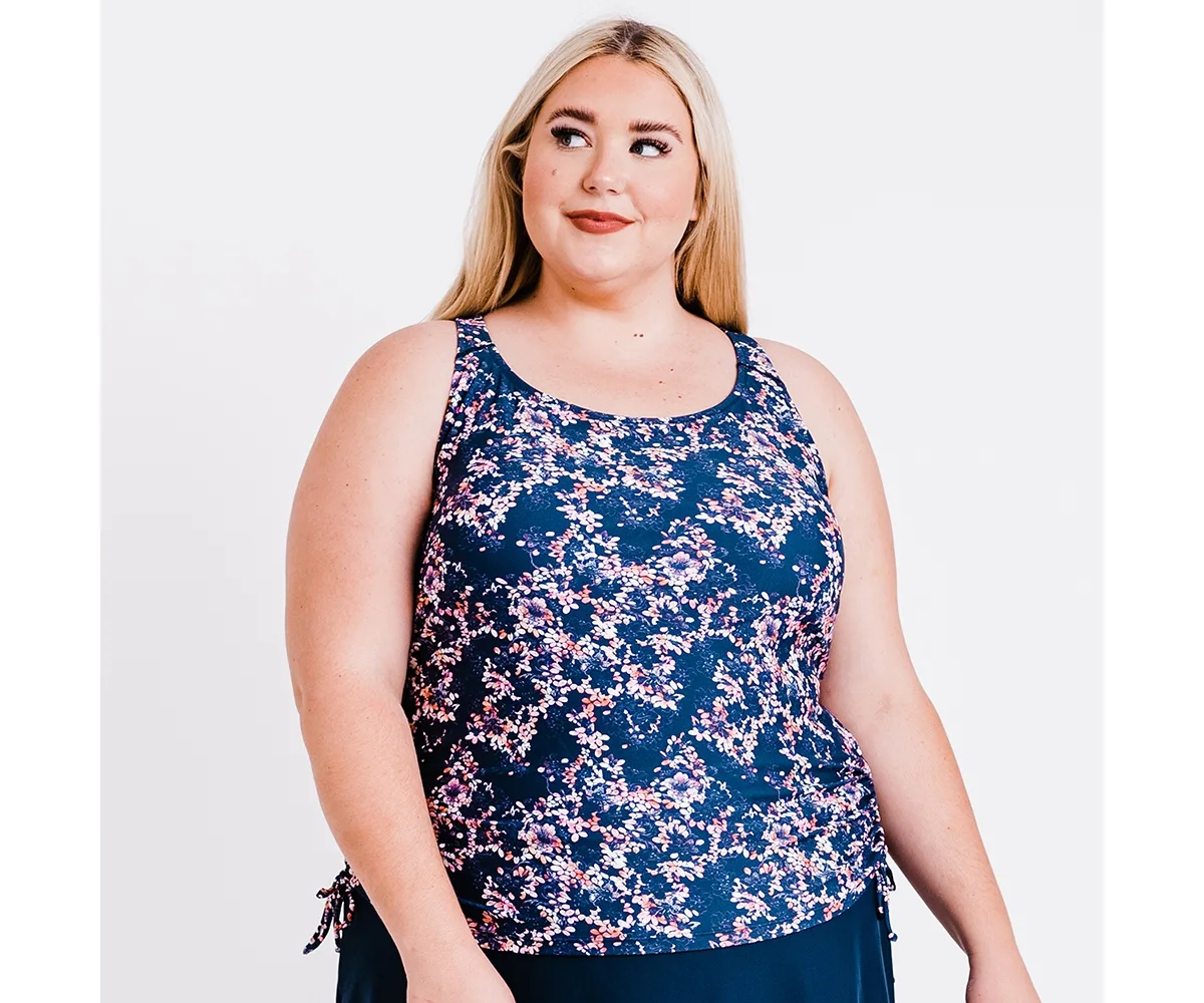 Maya Tankini Swim Top with Removable Cups by Calypsa