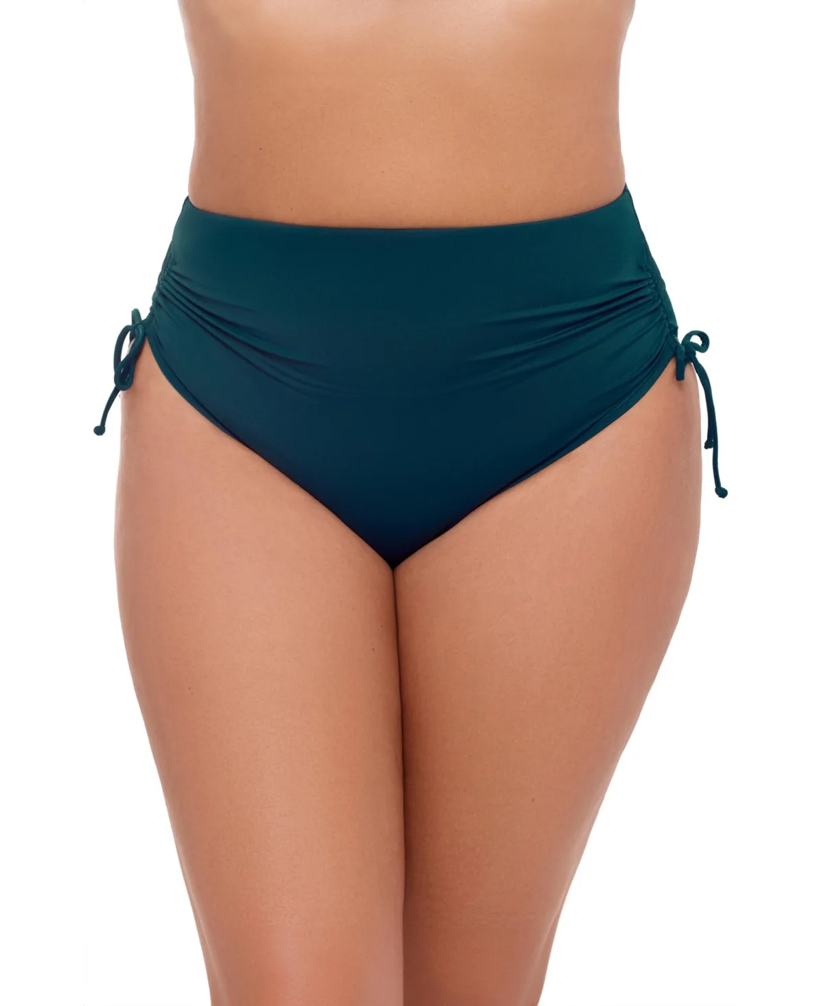 Smoothing and Sculpting Cinch Adjustable High-Waist Swimsuit Bikini Bottoms by S3 Apparel
