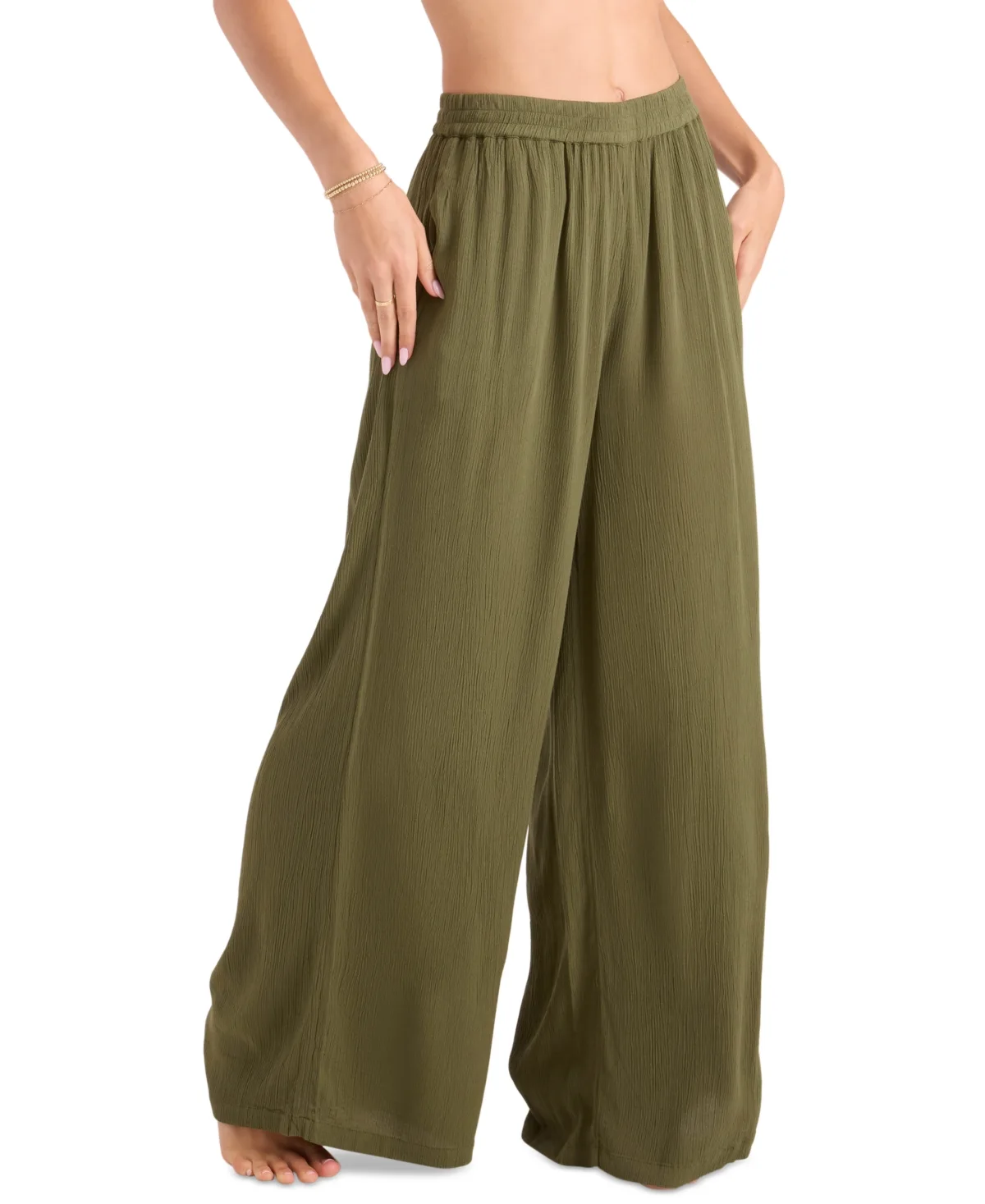 Stoneshine Junkie Pull-On Cover-Up Pants by Volcom