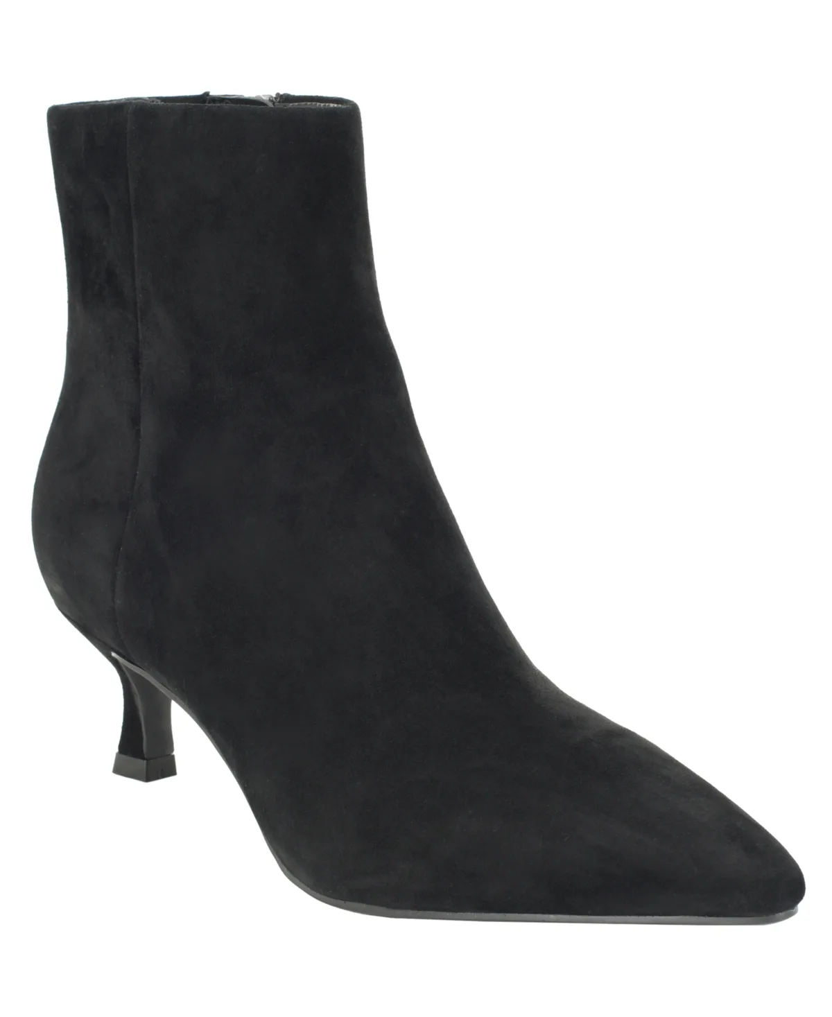 Austina Pointed Toe Kitten Heel Booties by Calvin Klein