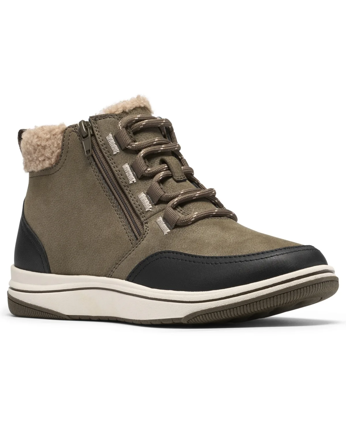 Breeze Moss Zipper Booties by Clarks