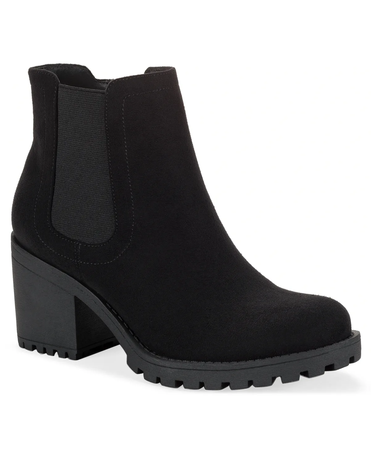 Morghann Round Toe Lug Booties by Wild Pair